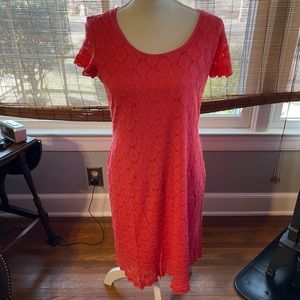 Ronnie Nicole Women’s Crocheted Style Dress